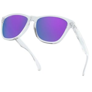 Occhiali oakley frogskins polished clear prizm violet