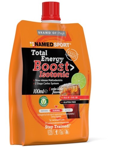 Named total energy boost isotonic cola lime 100 ml