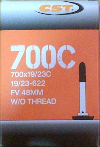 Camera d'aria cst 700x23/32c fv 48mm
